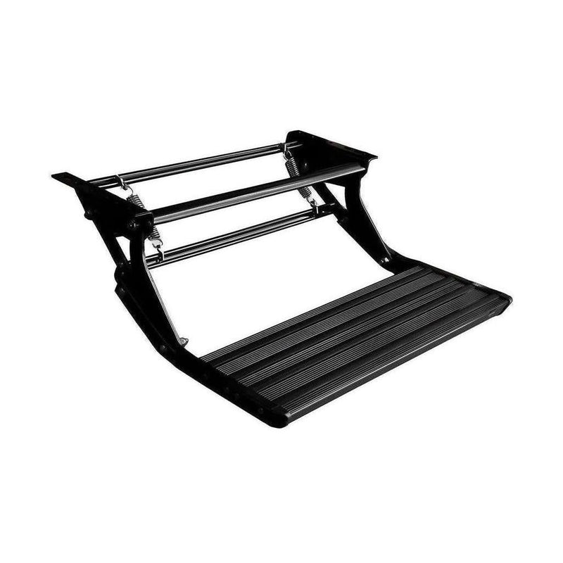 Load image into Gallery viewer, Iluma Single Manual Pull Out Aluminium Step Black No Light