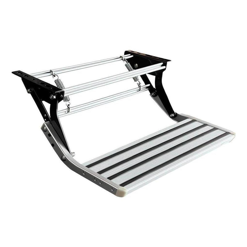 Load image into Gallery viewer, Iluma Single Manual Pull Out Aluminium Step Silver With LED Light