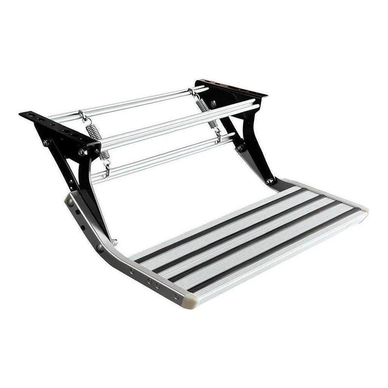 Load image into Gallery viewer, Iluma Single Manual Pull Out Aluminium Step Silver With LED Light