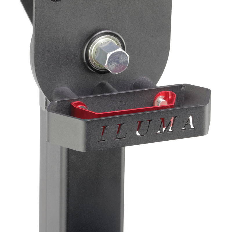 Load image into Gallery viewer, Iluma Telescopic Drop Down Stabilizer leg Corner Steadies 550 - 880mm Black