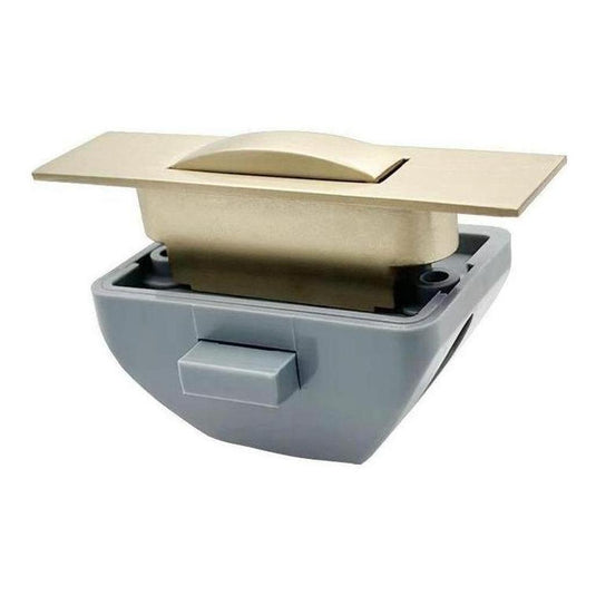 Karina Push Lock Cabinet Handle French Gold