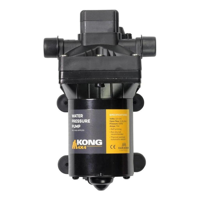 Load image into Gallery viewer, Kong 12V 55PSI 11.3 LPM Fresh Water Pressure Pump