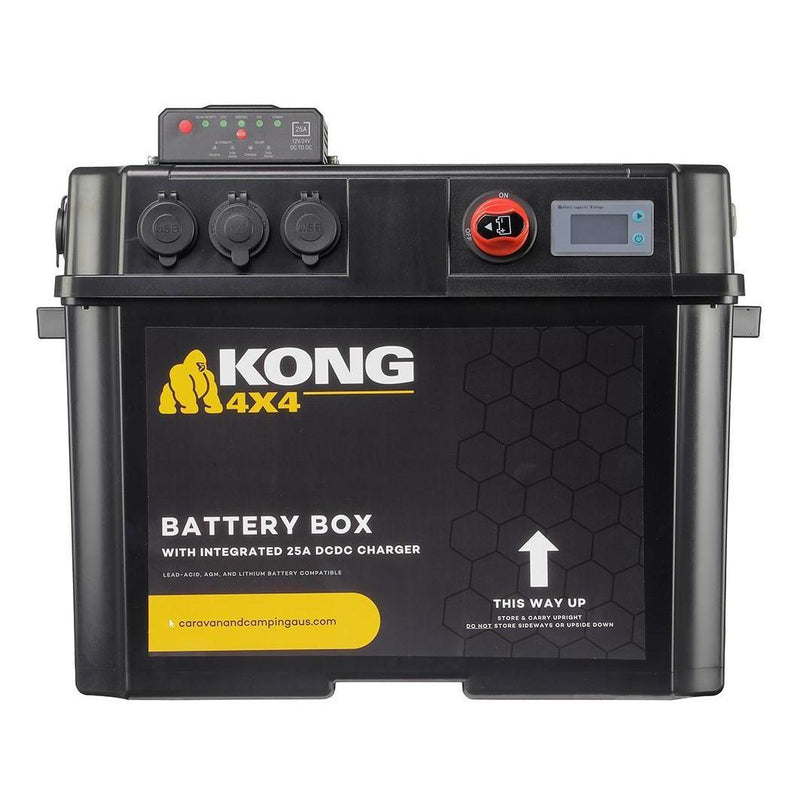 Load image into Gallery viewer, Kong 12V Battery Box Power Station With 25 Amp DC-DC Charger IP66