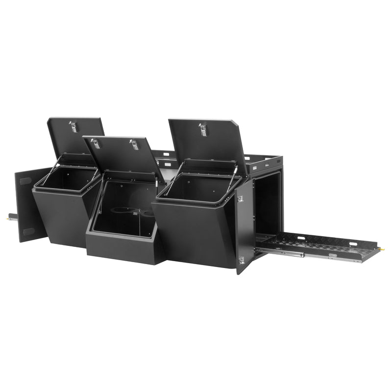 Load image into Gallery viewer, Kong Black Aluminium Tool Box 4 Compartments 2100x1133x755mm