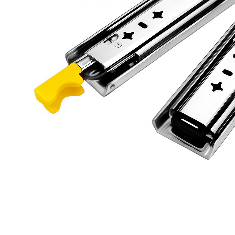 Load image into Gallery viewer, Kong Heavy Duty RH Locking Drawer Slides Stainless Steel 500mm - 120Kgs Pair
