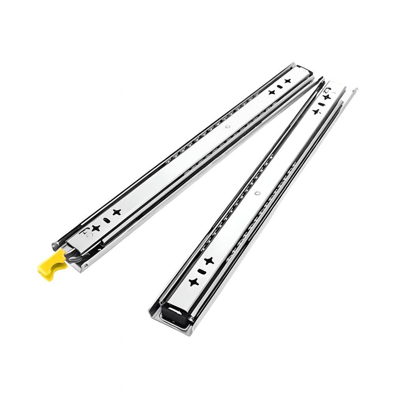 Load image into Gallery viewer, Kong Heavy Duty RH Locking Drawer Slides Stainless Steel 500mm - 120Kgs Pair