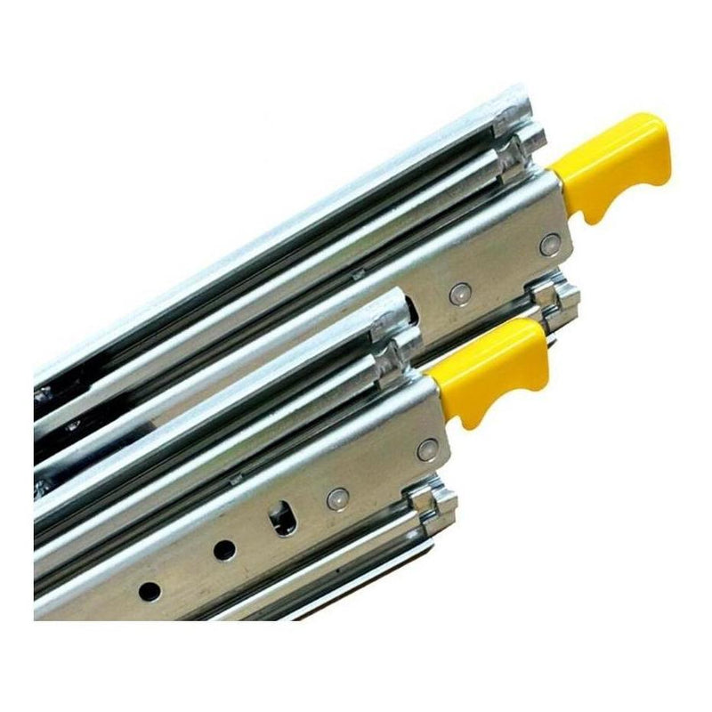 Load image into Gallery viewer, Kong Heavy Duty RH/LH Locking Drawer Slides Stainless Steel 1200mm - 220Kgs Pair
