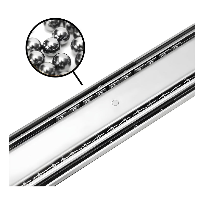 Load image into Gallery viewer, Kong Heavy Duty RH/LH Locking Drawer Slides Stainless Steel 700mm - 120Kgs Pair
