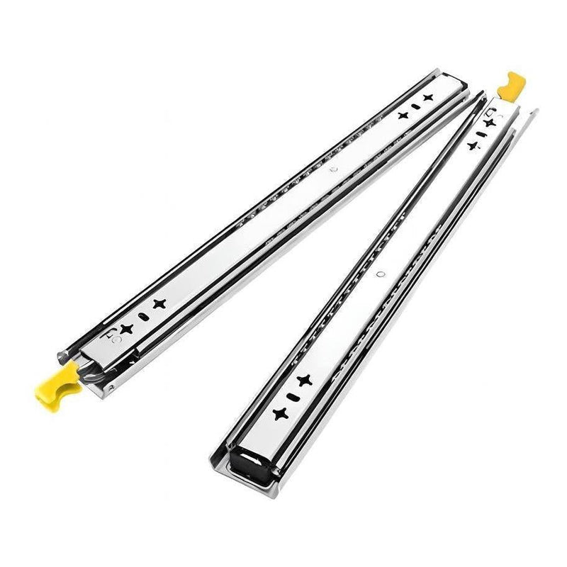 Load image into Gallery viewer, Kong Heavy Duty RH/LH Locking Drawer Slides Stainless Steel 700mm - 120Kgs Pair