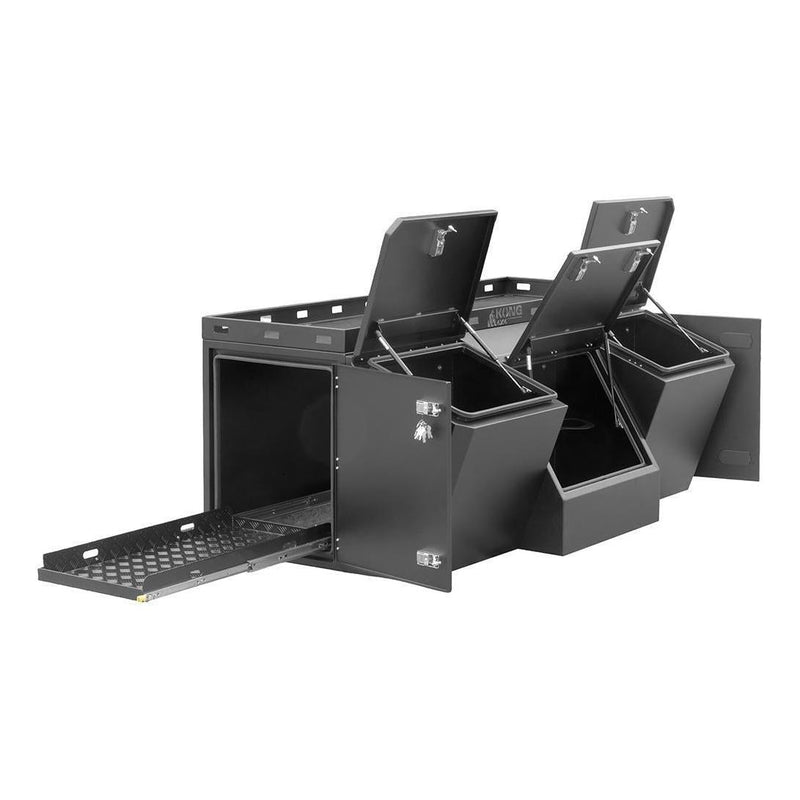 Load image into Gallery viewer, Kong Heavy Duty RH/LH Locking Drawer Slides Stainless Steel 800mm - 120Kgs Pair