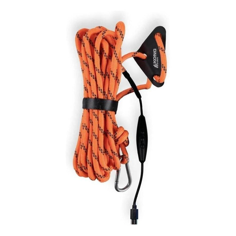 Load image into Gallery viewer, Kong LED Tiedown Rope with USB-C 6 Meter Length Orange