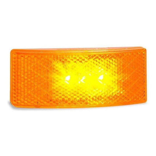 LED Autolamp 12/24V Amber Side Marker with Built in Reflector Blister