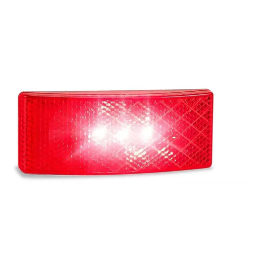 LED Autolamp 12/24V Red Side Marker with Built in Reflector Blister