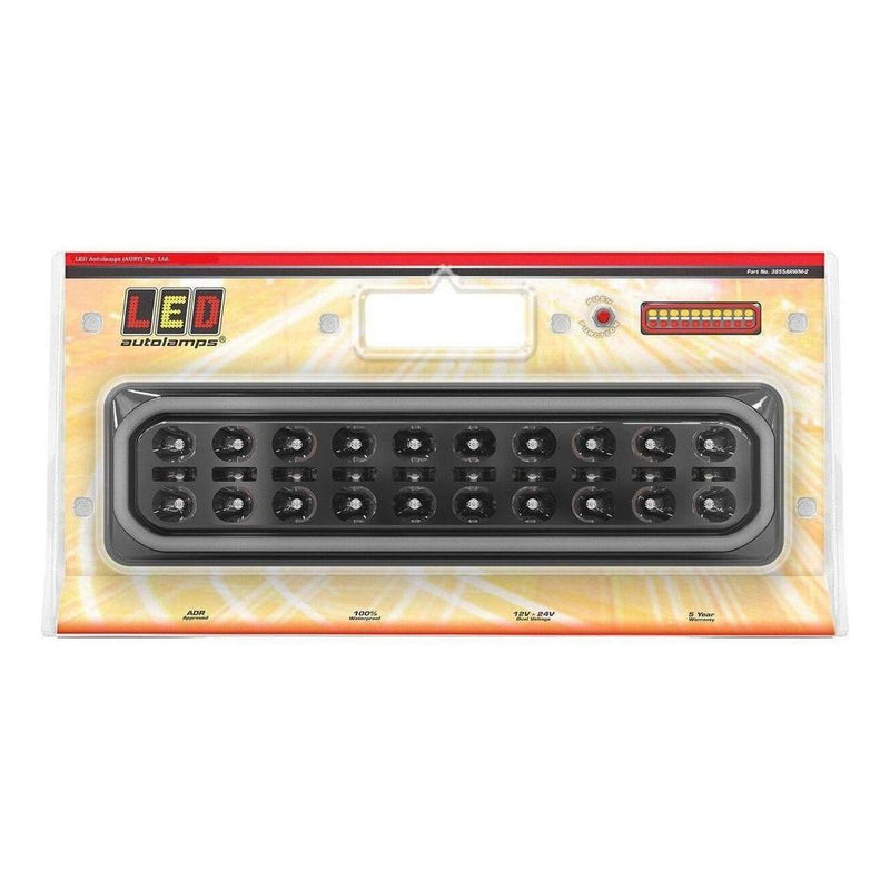 Load image into Gallery viewer, LED Autolamp 12/24V Stop/Tail/Ind/Rev Diffused Taillight Twin Blister