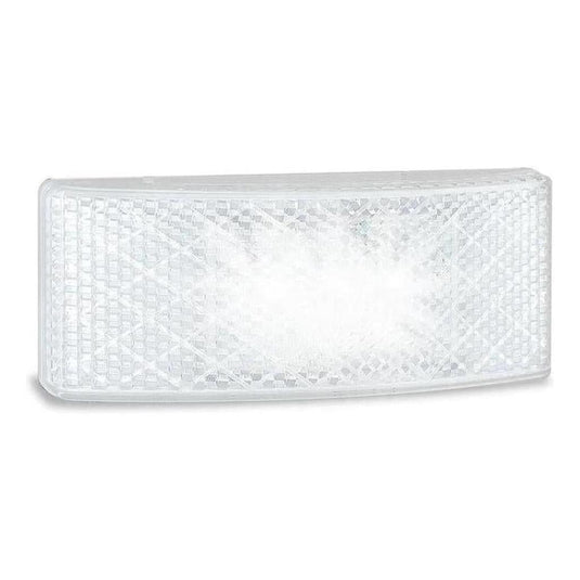 LED Autolamp 12/24V White Side Marker with Built in Reflector Blister