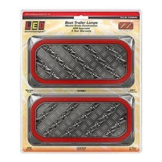 LED Autolamp 12V Combination Stop/Tail/Indicator& Licence Plate Lamp Blister