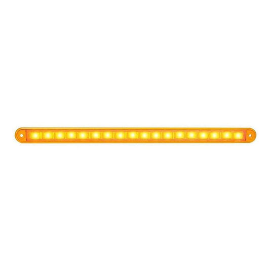 LED Autolamp 12V Sequential Indicator Strip Lamp 18 Square LEDs 382mm Blister