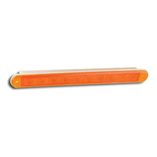 LED Autolamp 12V Strip Rear Amber Indicator 237x25x3mm