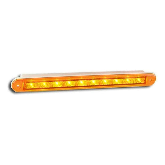 LED Autolamp 12V Strip Rear Amber Indicator 237x25x3mm