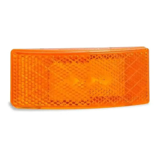 LED Autolamp 12V/24V Amber Side Marker with Built in Reflector / 3M Adhesive
