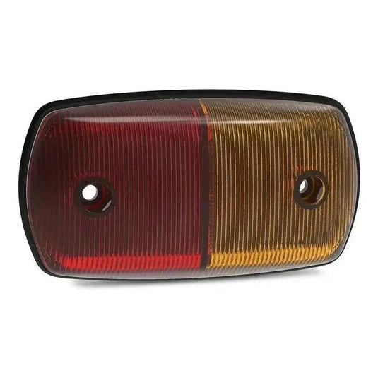 LED Autolamp 12V/24V Amber/Red Low Profile Side Marker 120X64X22mm