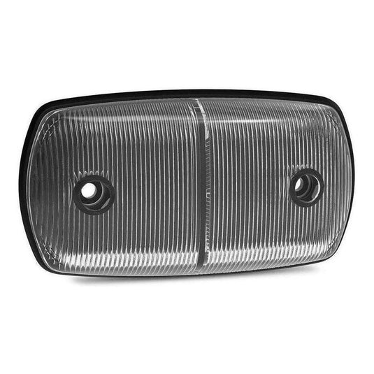 LED Autolamp 12V/24V Whiter Low Profile Front Postion Marker 120X64X22mm