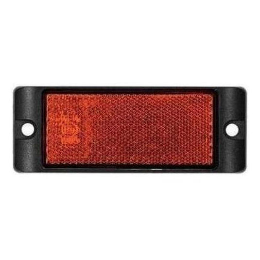 LED Autolamp Amber Reflector with Mount Bracket Black 93x35x7mm (Box of 100)