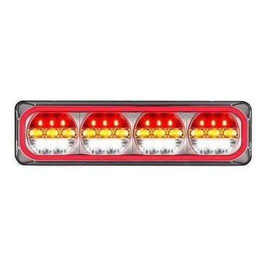 LED Autolamp LHS 12V Stop/Tail/Indicator/Reverse Taillight 385x104x31mm