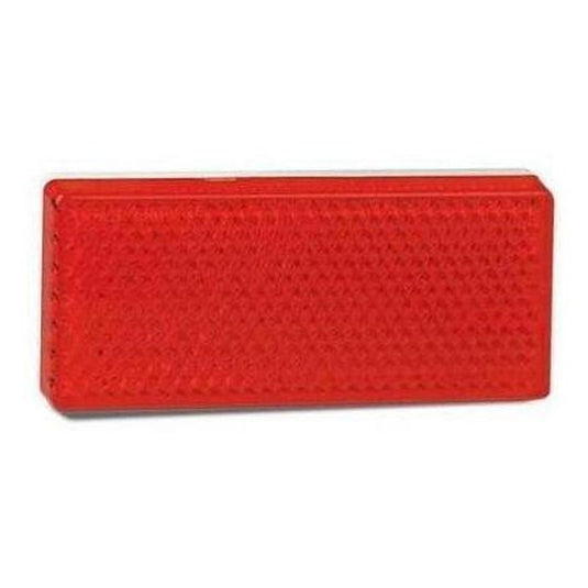 LED Autolamp Red Reflector Stick On 70x30x6mm (Box of 100)