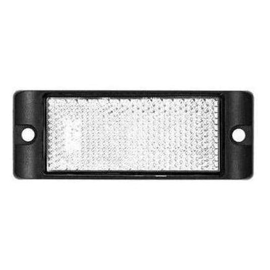 LED Autolamp White Reflector with Mount Bracket Black 93x35x7mm (Box of 100)