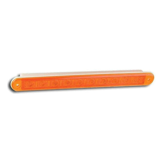 LED Autolamps 12V Sequential Amber Indicator Strip Light 237x25x3mm Single