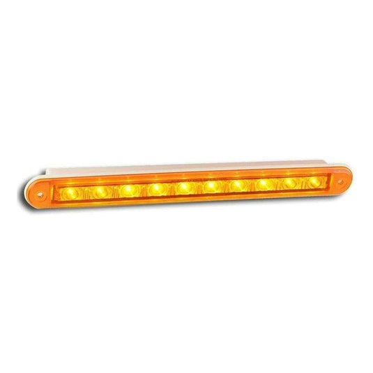 LED Autolamps 12V Sequential Amber Indicator Strip Light 237x25x3mm Single