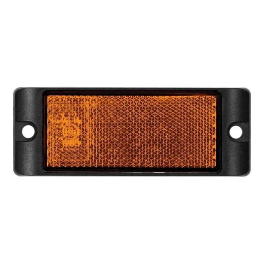 LED Autolamps Amber Reflector with Mounting Bracket Twin Blister Pack