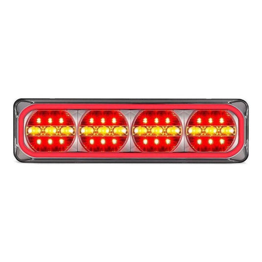 LED Autolamps Maxilamps Combination Stop/Tail & Sequential Indicator 387x105x30.5mm