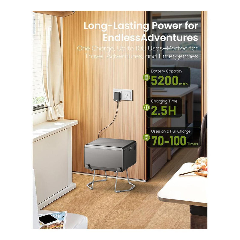 Load image into Gallery viewer, LooSeal EVO Auto Sealing Waterless Portable Toilet Grey