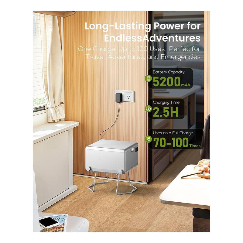 Load image into Gallery viewer, LooSeal EVO Auto Sealing Waterless Portable Toilet Silver