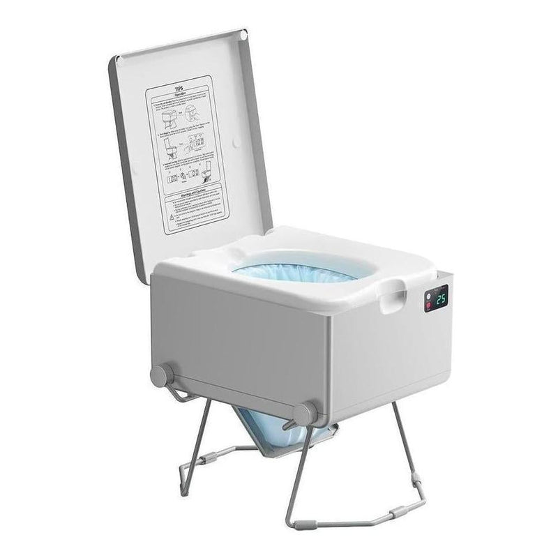 Load image into Gallery viewer, LooSeal EVO Auto Sealing Waterless Portable Toilet Silver