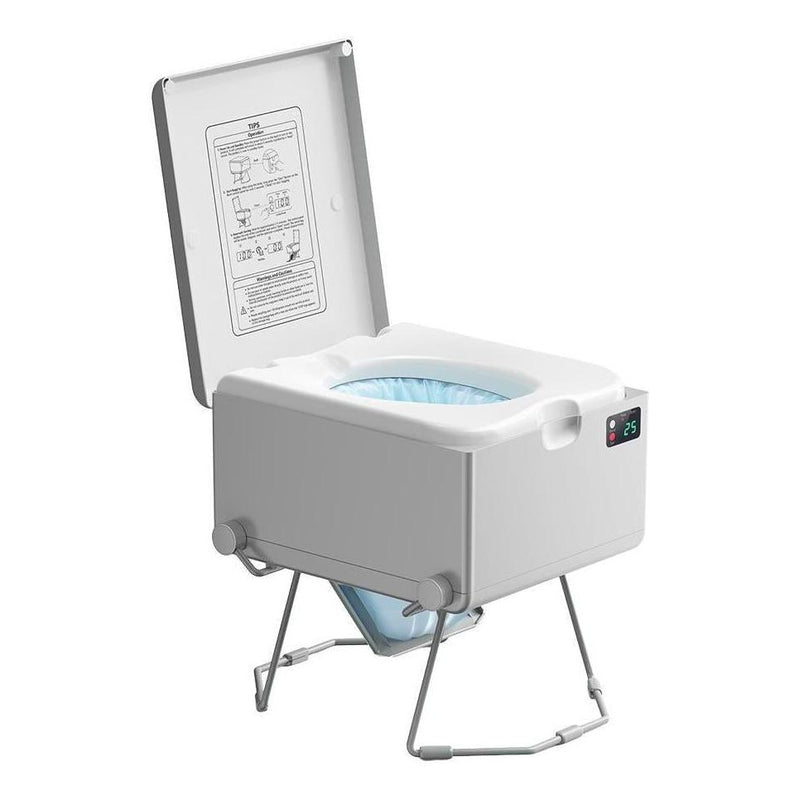 Load image into Gallery viewer, LooSeal EVO Auto Sealing Waterless Portable Toilet Silver