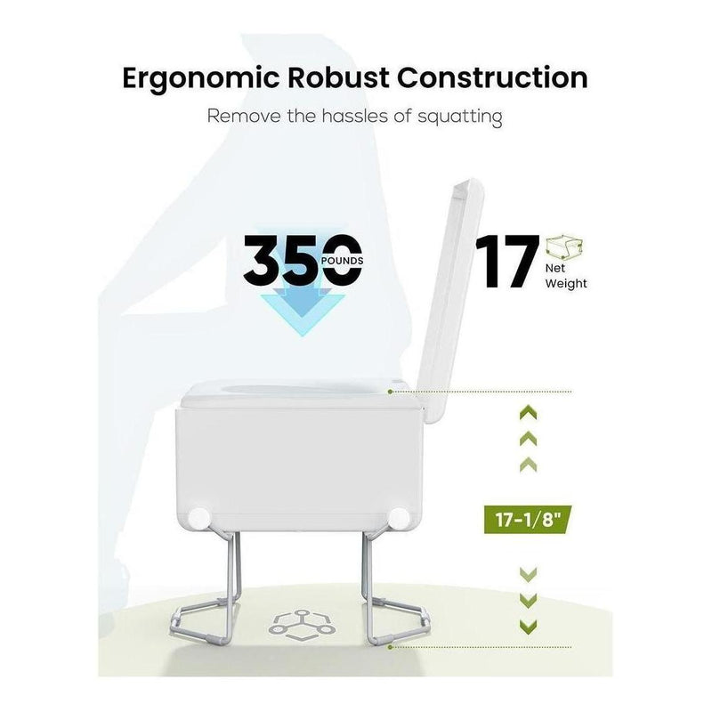 Load image into Gallery viewer, LooSeal EVO Auto Sealing Waterless Portable Toilet White