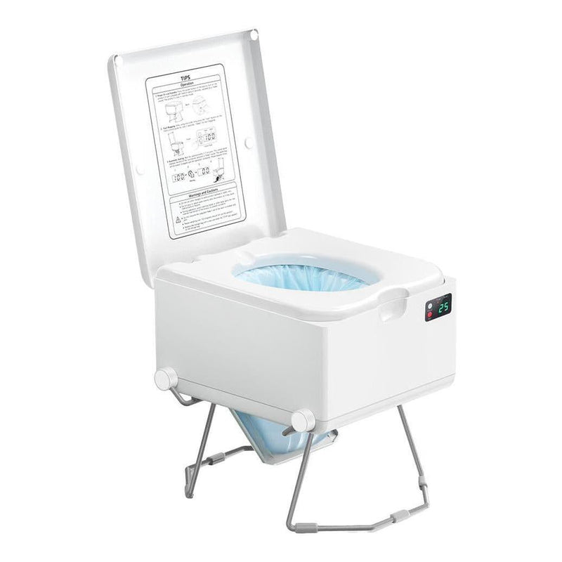 Load image into Gallery viewer, LooSeal EVO Auto Sealing Waterless Portable Toilet White