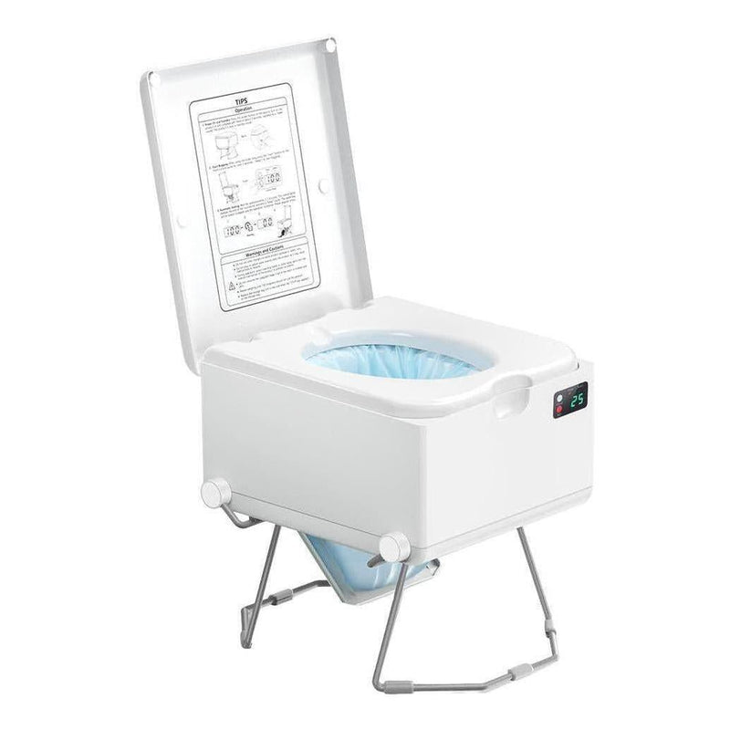 Load image into Gallery viewer, LooSeal EVO Auto Sealing Waterless Portable Toilet White