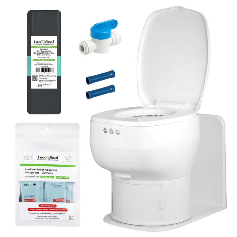 Load image into Gallery viewer, LooSeal Elite Auto Sealing Waterless Toilet Retrofit Pack