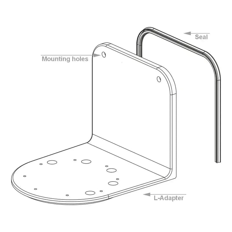 Load image into Gallery viewer, LooSeal Toilet L-Adaptor Small
