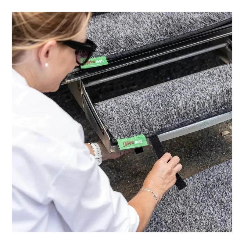 Load image into Gallery viewer, MUK Mat Pull Out Caravan Step Mat 20 x 51cm Dark Grey