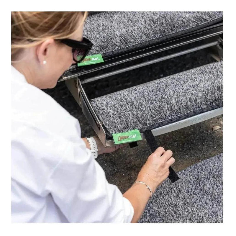 Load image into Gallery viewer, MUK Mat Pull Out Caravan Step Mat 20 x 51cm Dark Grey