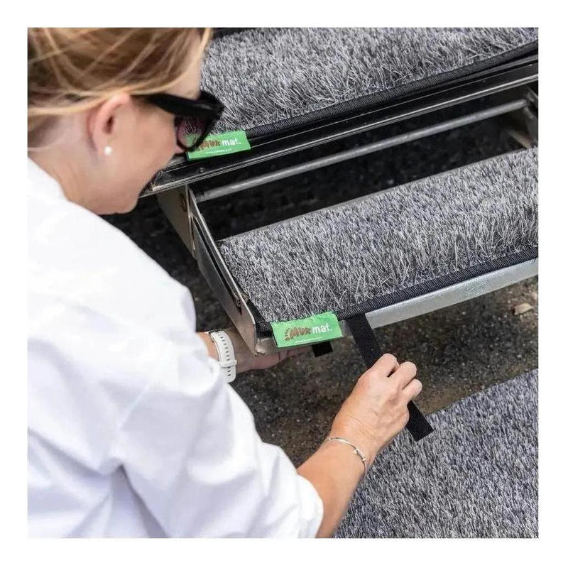 Load image into Gallery viewer, MUK Mat Pull Out Caravan Step Mat 20 x 51cm Dark Grey
