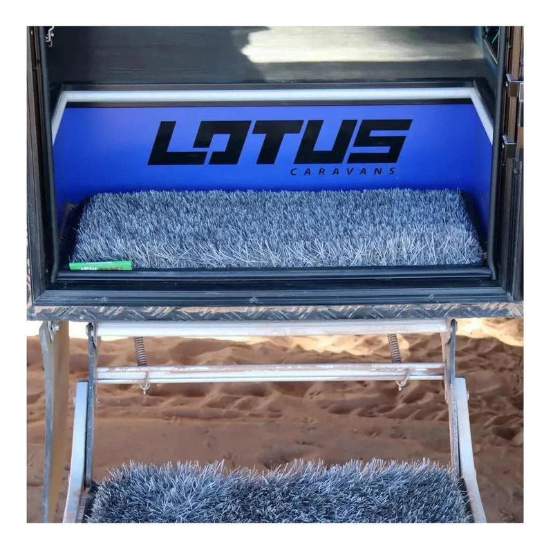 Load image into Gallery viewer, MUK Mat Rectangle Caravan Step Mat 28.5 x 60cm Dark Grey