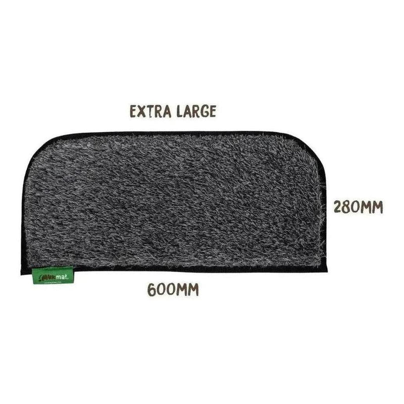 Load image into Gallery viewer, MUK Mat Rounded Caravan Step Extra Large Mat 28 x 60cm Dark Grey