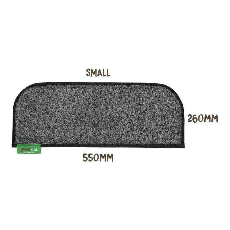 Load image into Gallery viewer, MUK Mat Rounded Caravan Step Small Mat 26 x 55cm Dark Grey