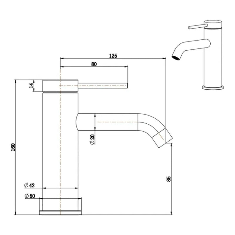 Load image into Gallery viewer, Mica Basin Sink Tap Mixer Curved Spout Black